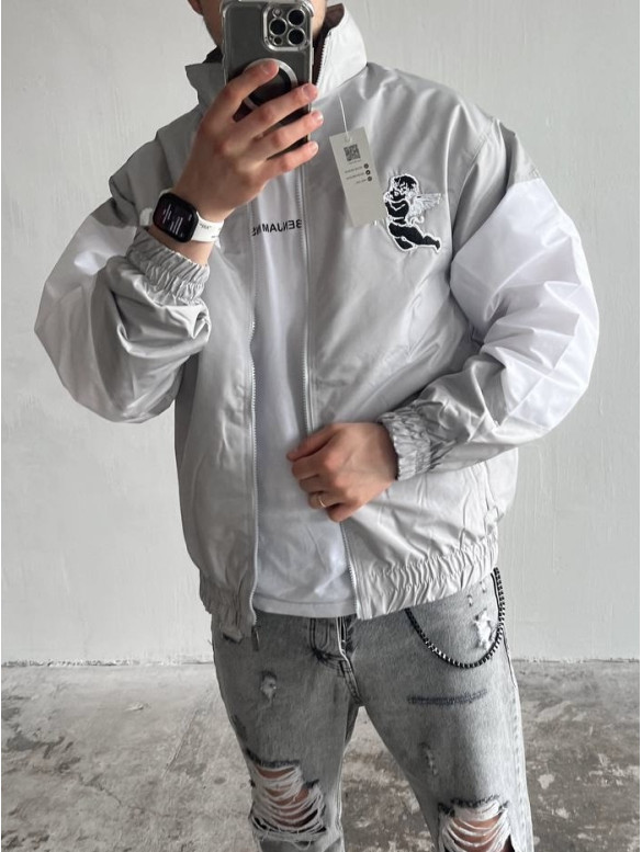Oversize бомбер з вишивкою