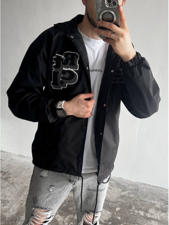 Oversize бомбер з вишивкою