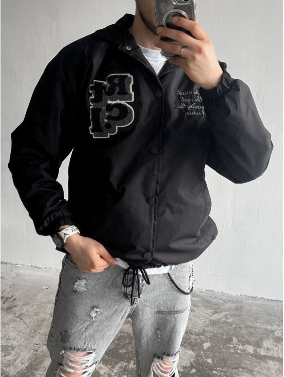 Oversize бомбер з вишивкою