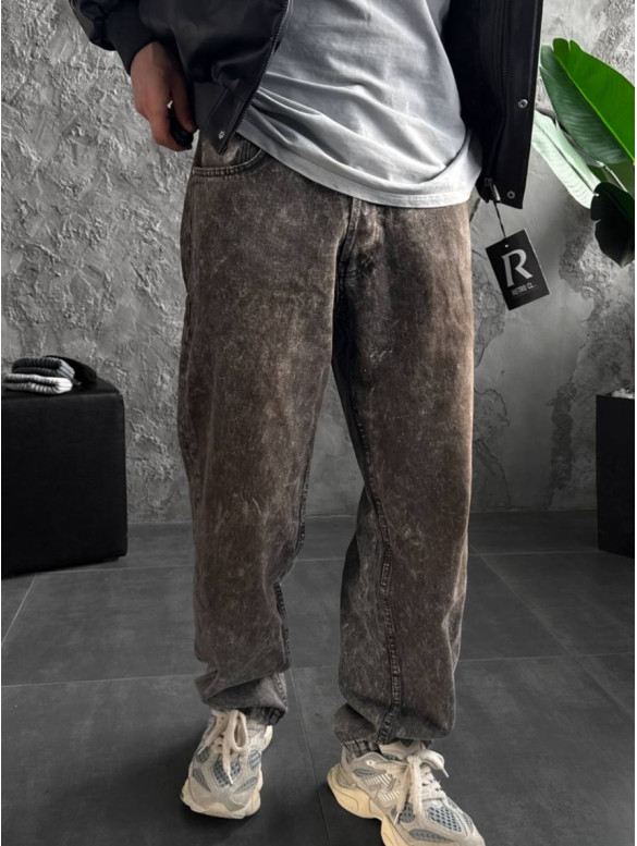 Джинси Baggy з вивареним ефектом