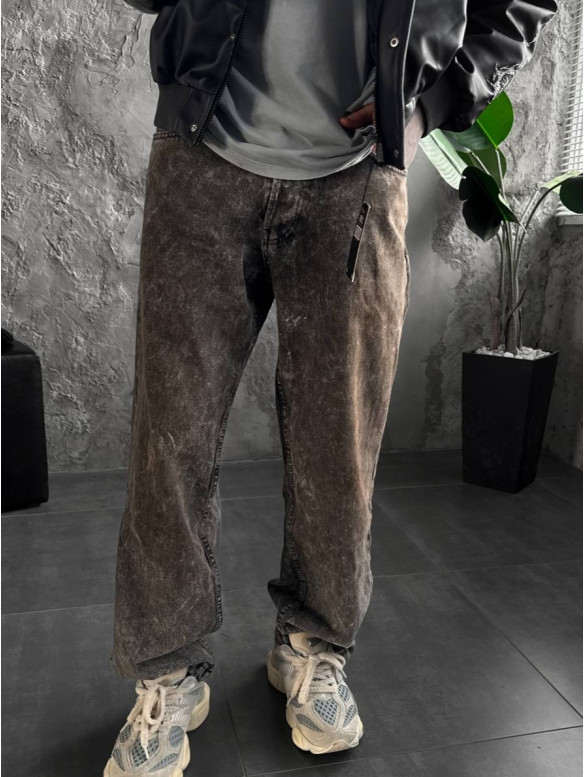 Джинси Baggy з вивареним ефектом