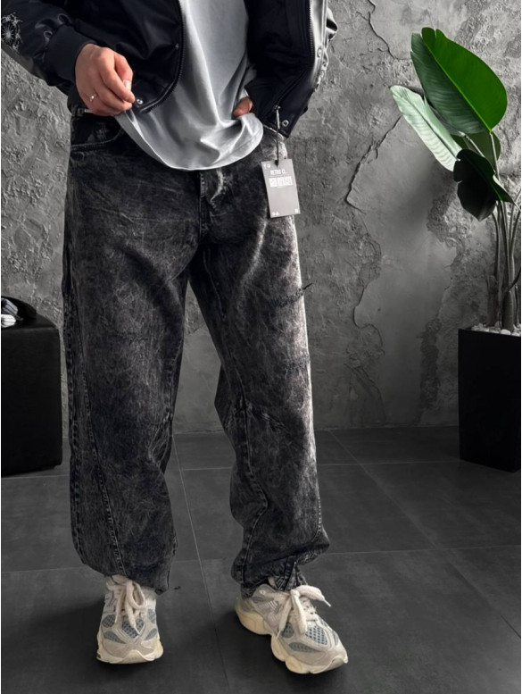 Джинси Baggy з вивареним ефектом