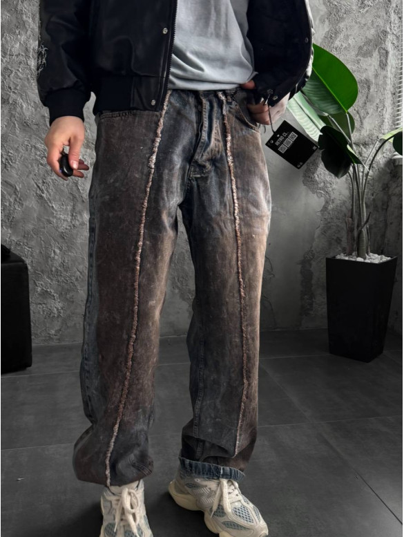 Джинси Baggy з вивареним ефектом