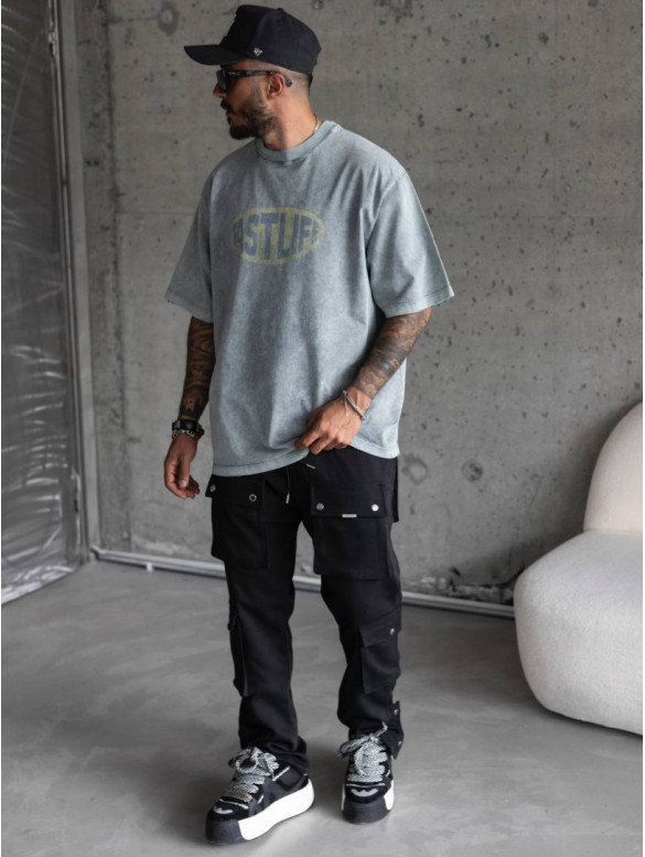 Oversize футболка з принтом