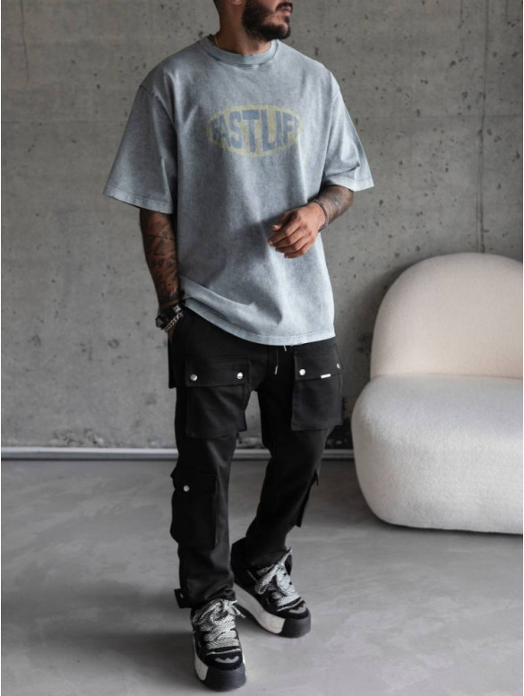 Oversize футболка з принтом