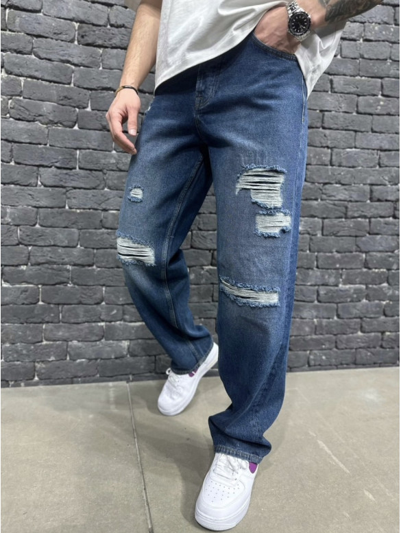 Джинси Baggy з рваностями