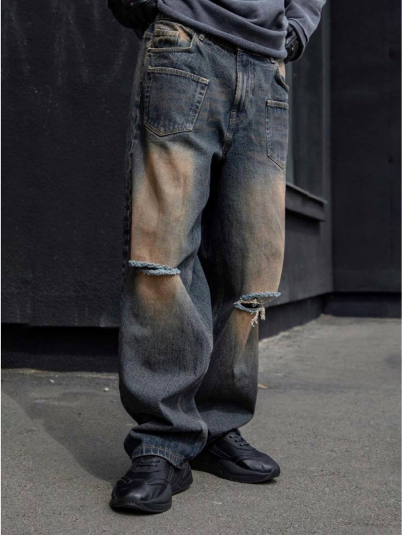 Джинси Baggy з подертостями
