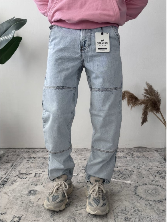 Джинси Baggy з принтом