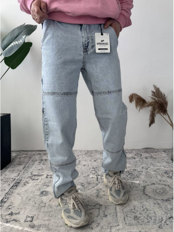 Джинси Baggy з принтом