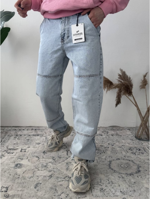 Джинси Baggy з принтом