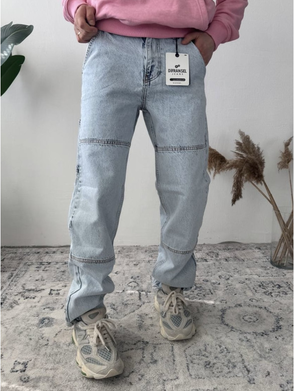 Джинси Baggy з принтом