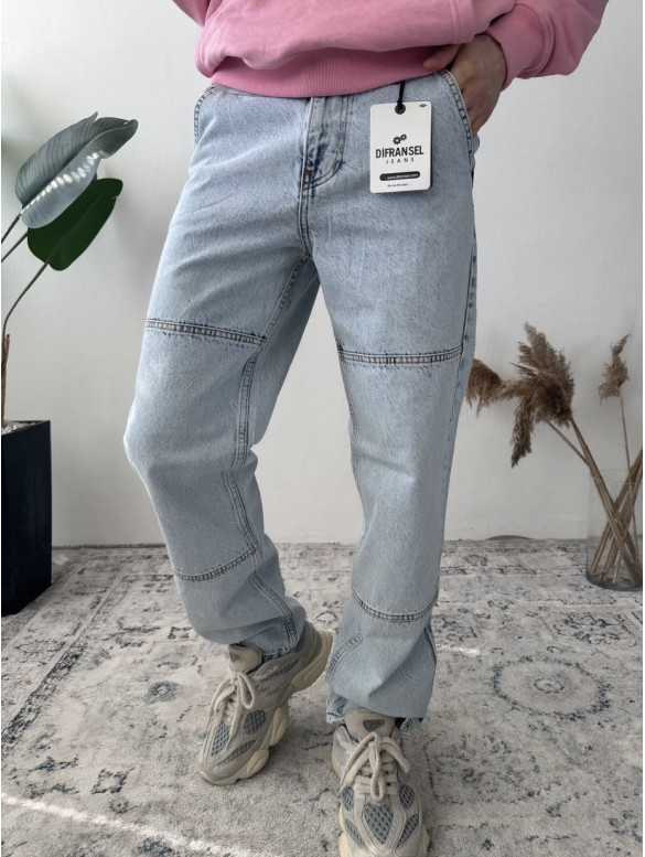 Джинси Baggy з принтом
