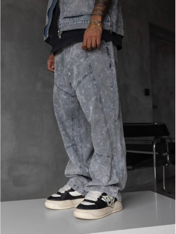 Джинси Baggy з акцентними швами