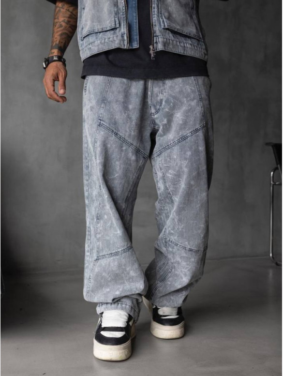 Джинси Baggy з акцентними швами