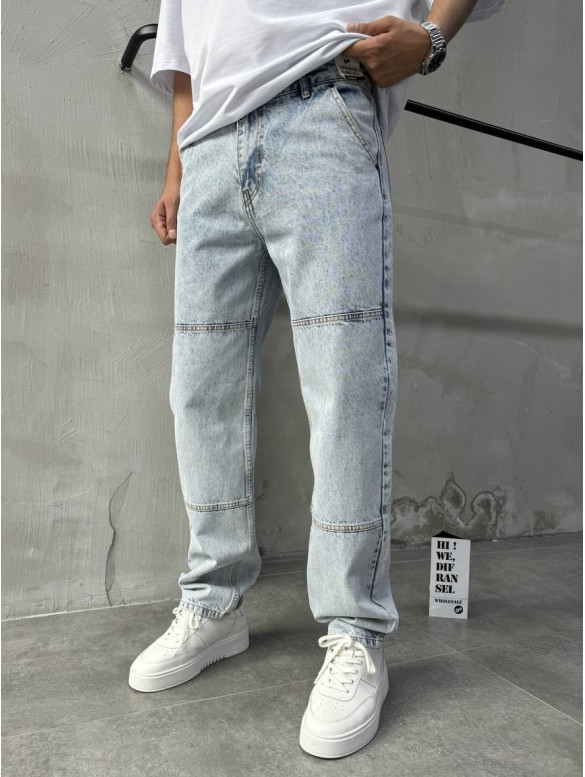 Джинси Baggy з принтом