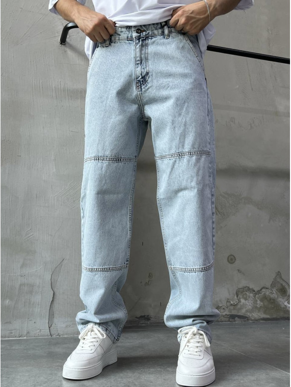 Джинси Baggy з принтом