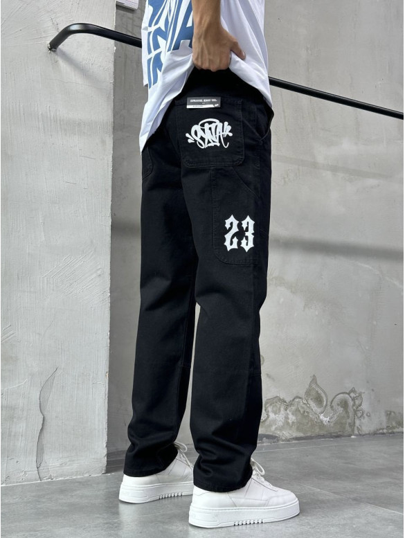 Джинси Baggy з принтом