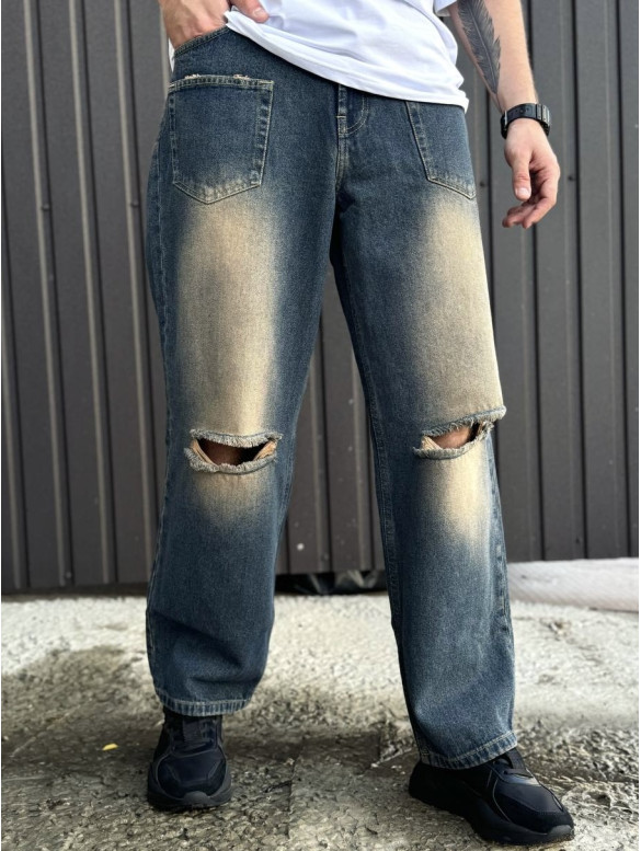 Джинси Baggy з подертостями