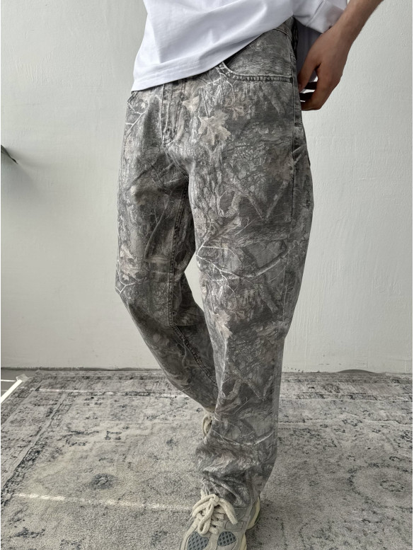 Джинси Baggy з принтом