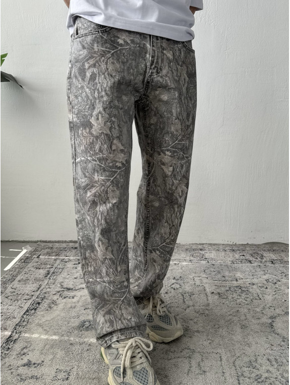Джинси Baggy з принтом