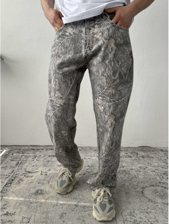 Джинси Baggy з принтом