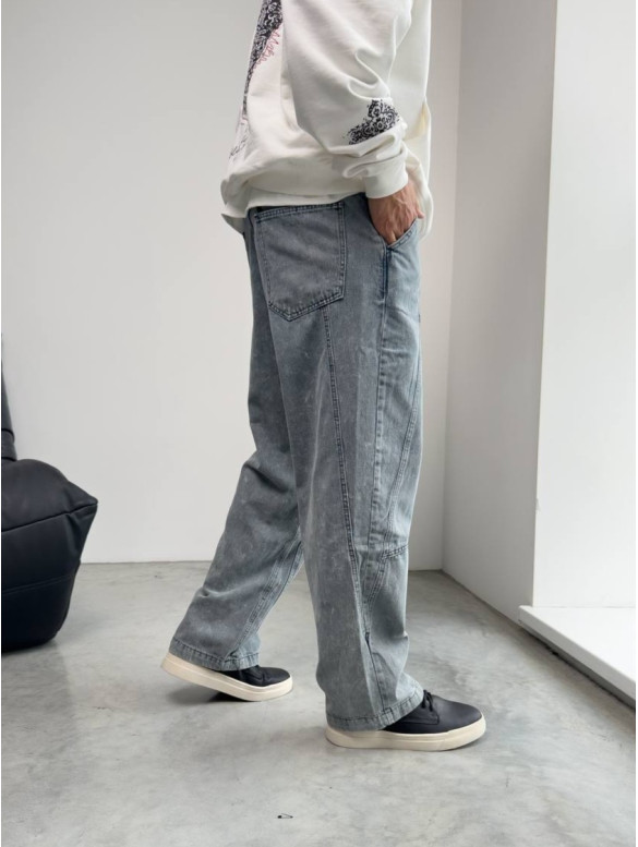 Джинси Baggy з акцентними швами