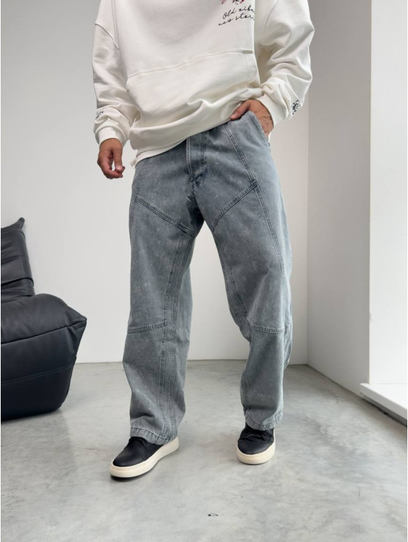 Джинси Baggy з акцентними швами