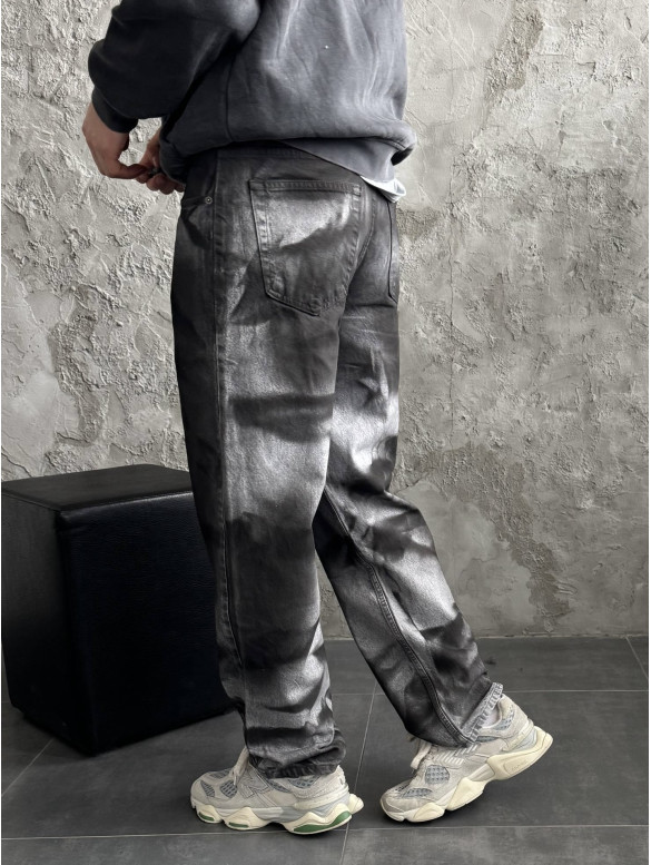 Джинси Baggy з принтом