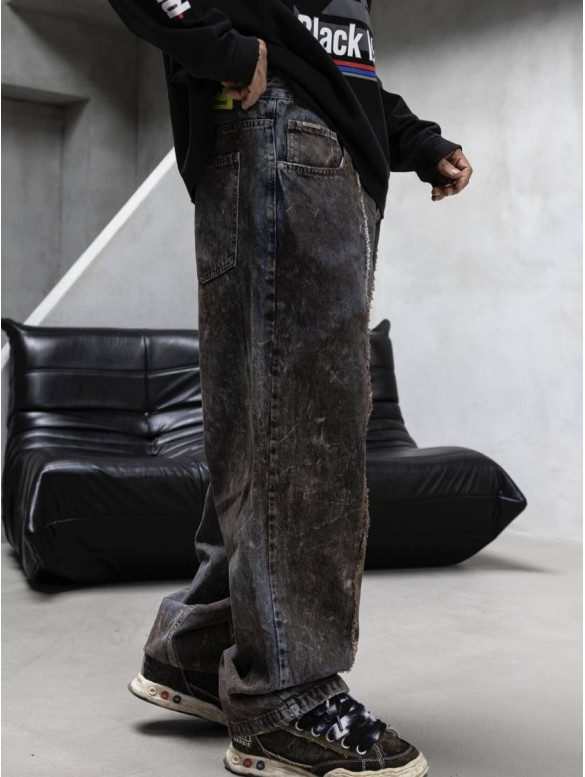 Джинси Baggy з вивареним ефектом