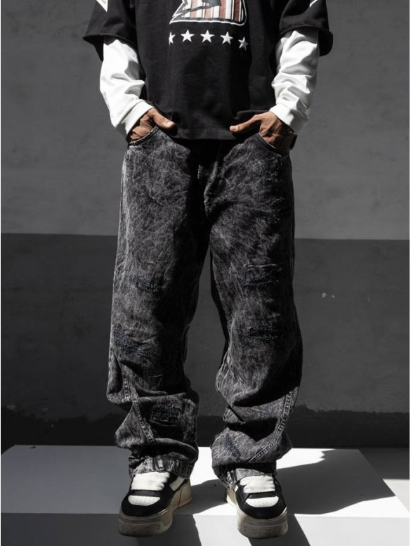 Джинси Baggy з вивареним ефектом