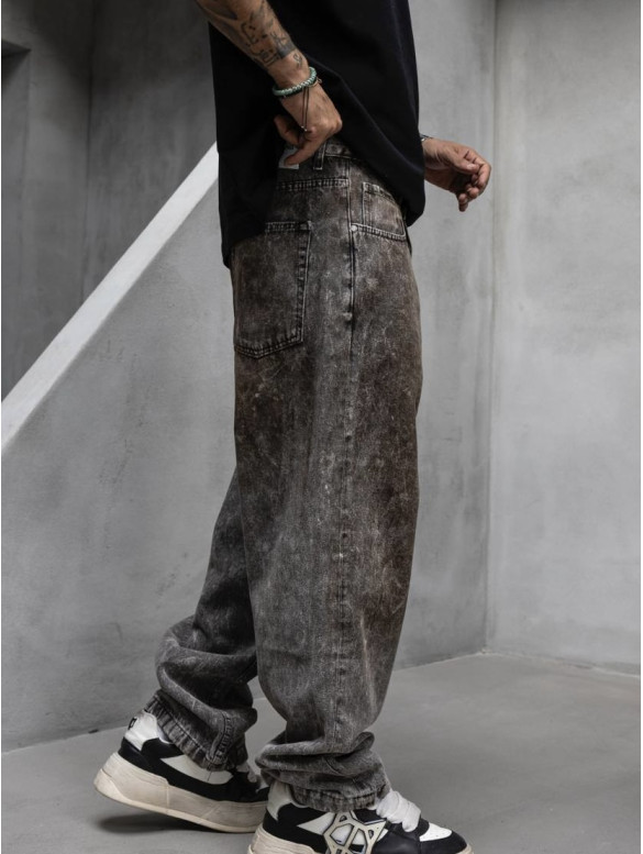Джинси Baggy з вивареним ефектом
