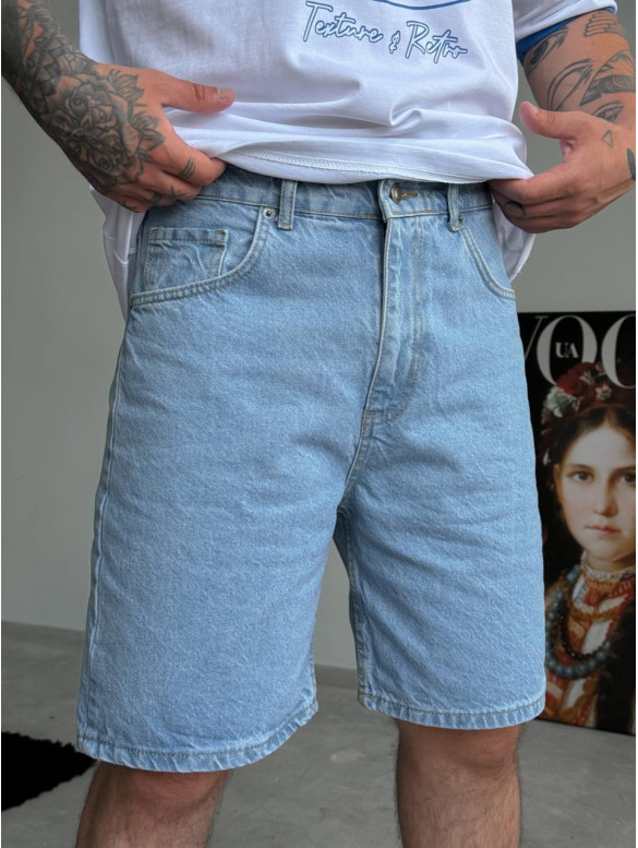 Джинсові шорти oversize