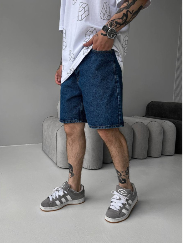 Джинсові шорти oversize