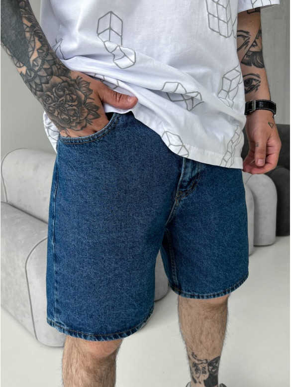 Джинсові шорти oversize