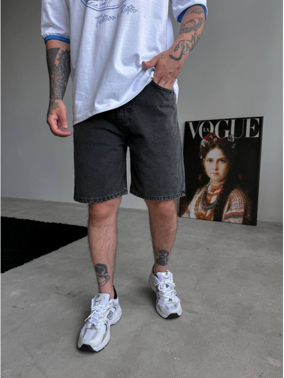 Джинсові шорти oversize