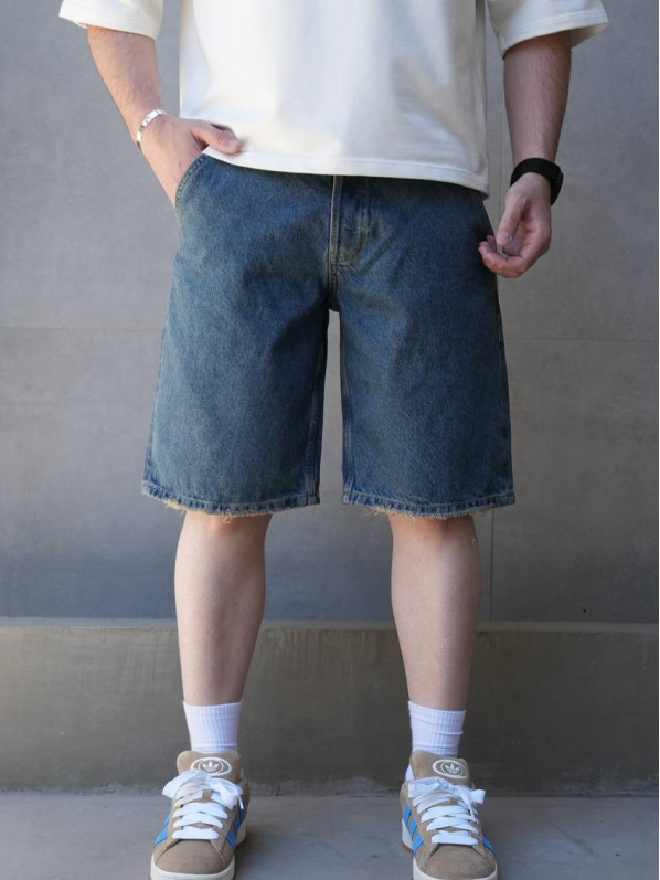 Джинсові шорти oversize
