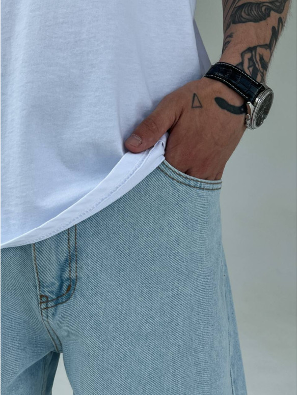Джинсові шорти oversize
