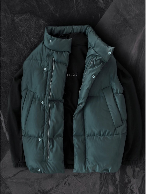 Стьобаний жилет oversize