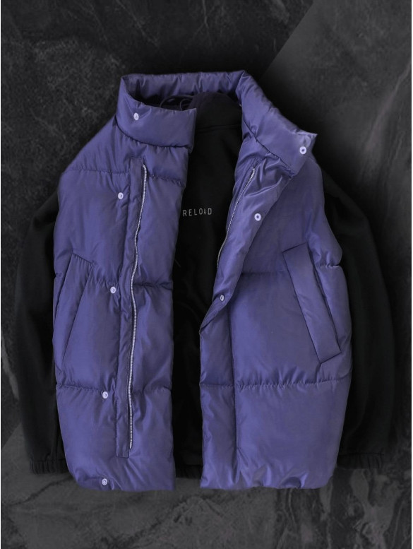 Стьобаний жилет oversize
