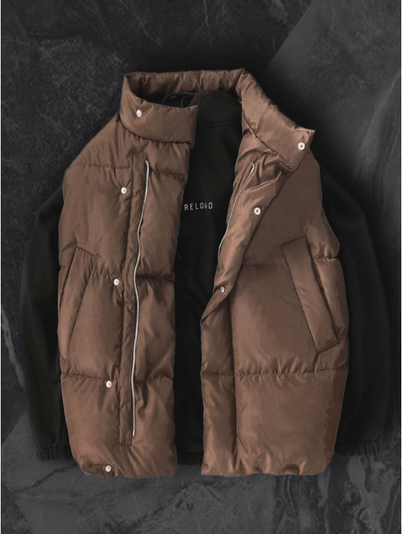 Стьобаний жилет oversize