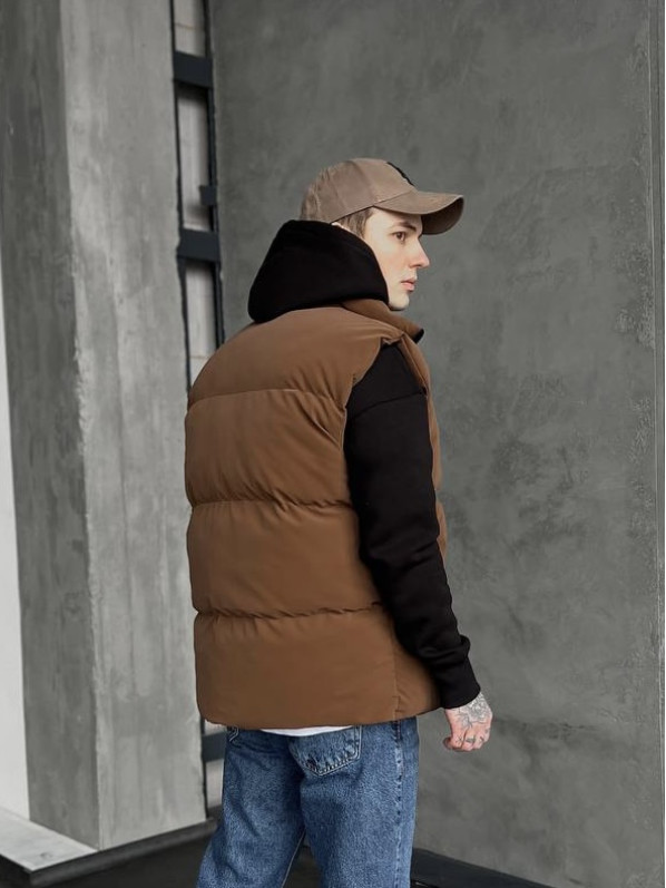 Матовий жилет oversize