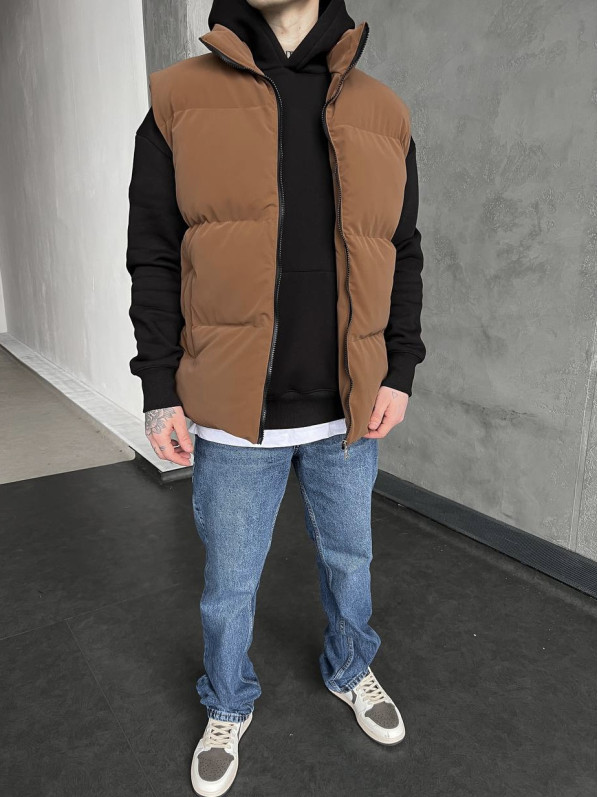 Матовий жилет oversize