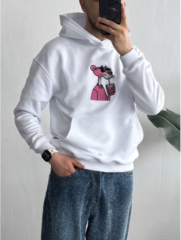 Oversize худі з принтом