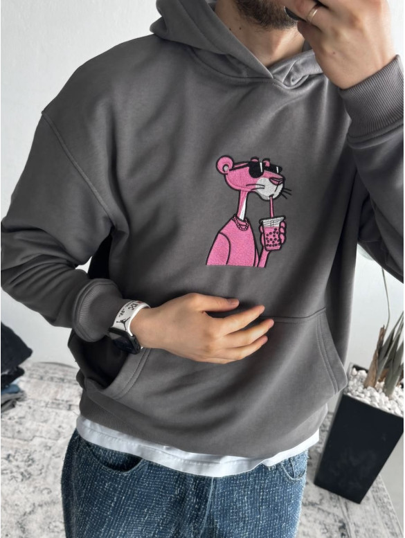 Oversize худі з принтом
