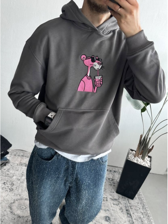 Oversize худі з принтом