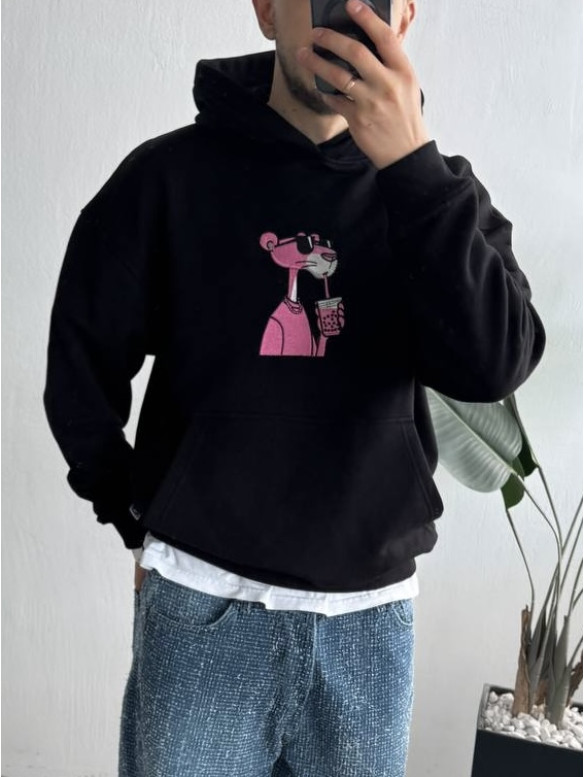 Oversize худі з принтом