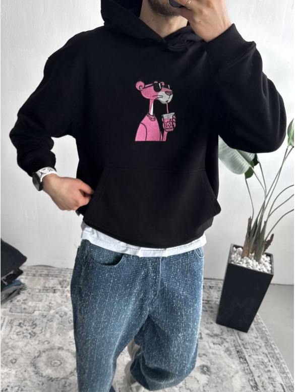 Oversize худі з принтом