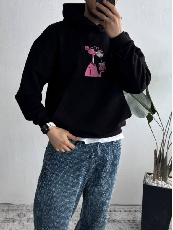 Oversize худі з принтом