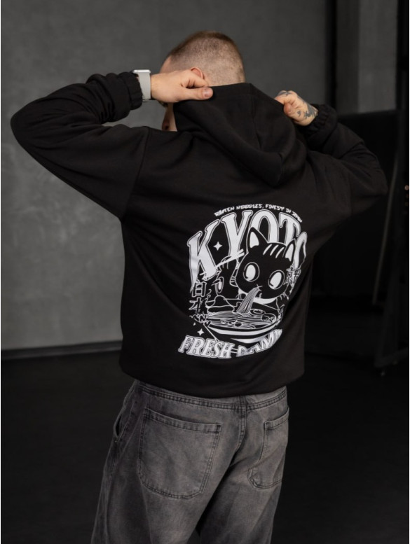 Oversize худі з принтом