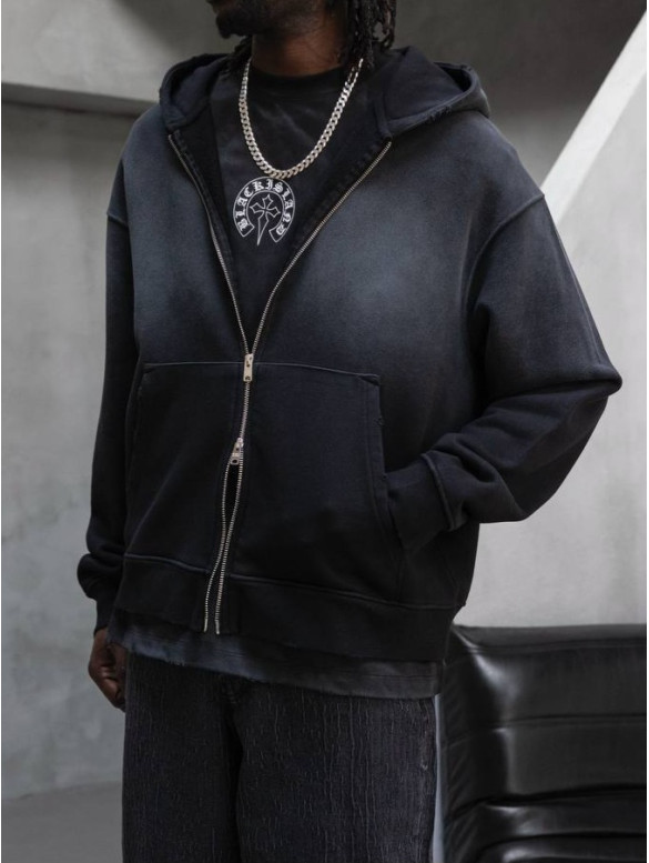 Oversize зіп-худі Washed